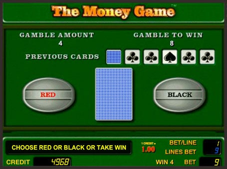 Риск игра на игровом автомате The Money Game